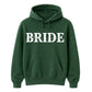 Personalised Script Name Overlay Top Bride Unisex Hoodie