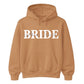Personalised Script Name Overlay Top Bride Unisex Hoodie