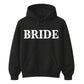 Personalised Script Name Overlay Top Bride Unisex Hoodie