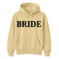 Personalised Script Name Overlay Top Bride Unisex Hoodie