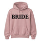 Personalised Script Name Overlay Top Bride Unisex Hoodie