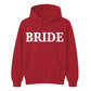 Personalised Script Name Overlay Top Bride Unisex Hoodie