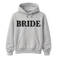 Personalised Script Name Overlay Top Bride Unisex Hoodie