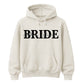 Personalised Script Name Overlay Top Bride Unisex Hoodie