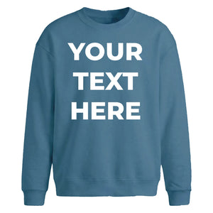 Personalised Slogan Printed Everyday Oversized Sweatshirt