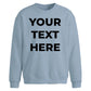 Personalised Slogan Printed Everyday Oversized Sweatshirt