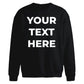Personalised Slogan Printed Everyday Oversized Sweatshirt