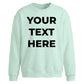 Personalised Slogan Printed Everyday Oversized Sweatshirt