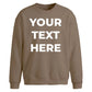 Personalised Slogan Printed Everyday Oversized Sweatshirt