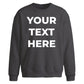 Personalised Slogan Printed Everyday Oversized Sweatshirt