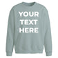 Personalised Slogan Printed Everyday Oversized Sweatshirt