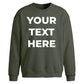 Personalised Slogan Printed Everyday Oversized Sweatshirt