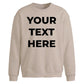 Personalised Slogan Printed Everyday Oversized Sweatshirt