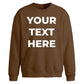 Personalised Slogan Printed Everyday Oversized Sweatshirt