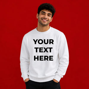 Personalised Slogan Printed Everyday Oversized Sweatshirt