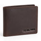 Personalised Special Date Engraved Leather Bifold wallet