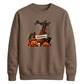 Personalised spooky initial Halloween Unisex Sweatshirt