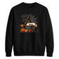 Personalised spooky initial Halloween Unisex Sweatshirt