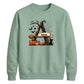 Personalised spooky initial Halloween Unisex Sweatshirt
