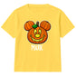 Personalised Name spooky pumpkin face Halloween Kids T-Shirt
