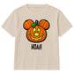 Personalised Name spooky pumpkin face Halloween Kids T-Shirt