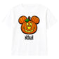Personalised Name spooky pumpkin face Halloween Kids T-Shirt