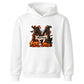 Personalised spooky tree initial name Halloween Kids Hoodie