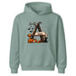 Personalised spooky tree initial name Halloween Kids Hoodie
