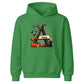 Personalised spooky tree initial name Halloween Kids Hoodie