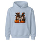 Personalised spooky tree initial name Halloween Kids Hoodie