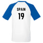 Personalised Football Name & Number Country Sport T-Shirt