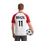 Personalised Football Name & Number Country Sport T-Shirt