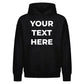 Personalised text fonts and custom layout Oversized Hoodie