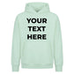 Personalised text fonts and custom layout Oversized Hoodie