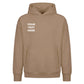 Personalised text fonts and custom layout Oversized Hoodie