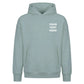 Personalised text fonts and custom layout Oversized Hoodie