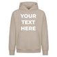 Personalised text fonts and custom layout Oversized Hoodie