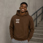 Personalised text fonts and custom layout Oversized Hoodie