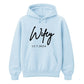 Personalised Wedding Date Script Pullover Bride Unisex Hoodie