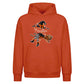 Personalised witch broom name Halloween Oversized Hoodie