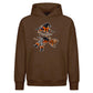 Personalised witch broom name Halloween Oversized Hoodie
