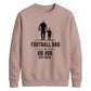 Personalized Family Football Soccer Dad unisex sweatshirt New FiFa Mockup Dad