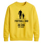 Personalized Family Football Soccer Dad unisex sweatshirt New FiFa Mockup Dad
