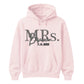 Personalized Mrs Marriage Date Print Bride Unisex Hoodie
