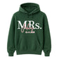 Personalized Mrs Marriage Date Print Bride Unisex Hoodie