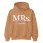 Personalized Mrs Marriage Date Print Bride Unisex Hoodie
