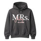 Personalized Mrs Marriage Date Print Bride Unisex Hoodie