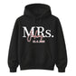 Personalized Mrs Marriage Date Print Bride Unisex Hoodie