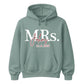 Personalized Mrs Marriage Date Print Bride Unisex Hoodie