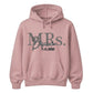 Personalized Mrs Marriage Date Print Bride Unisex Hoodie